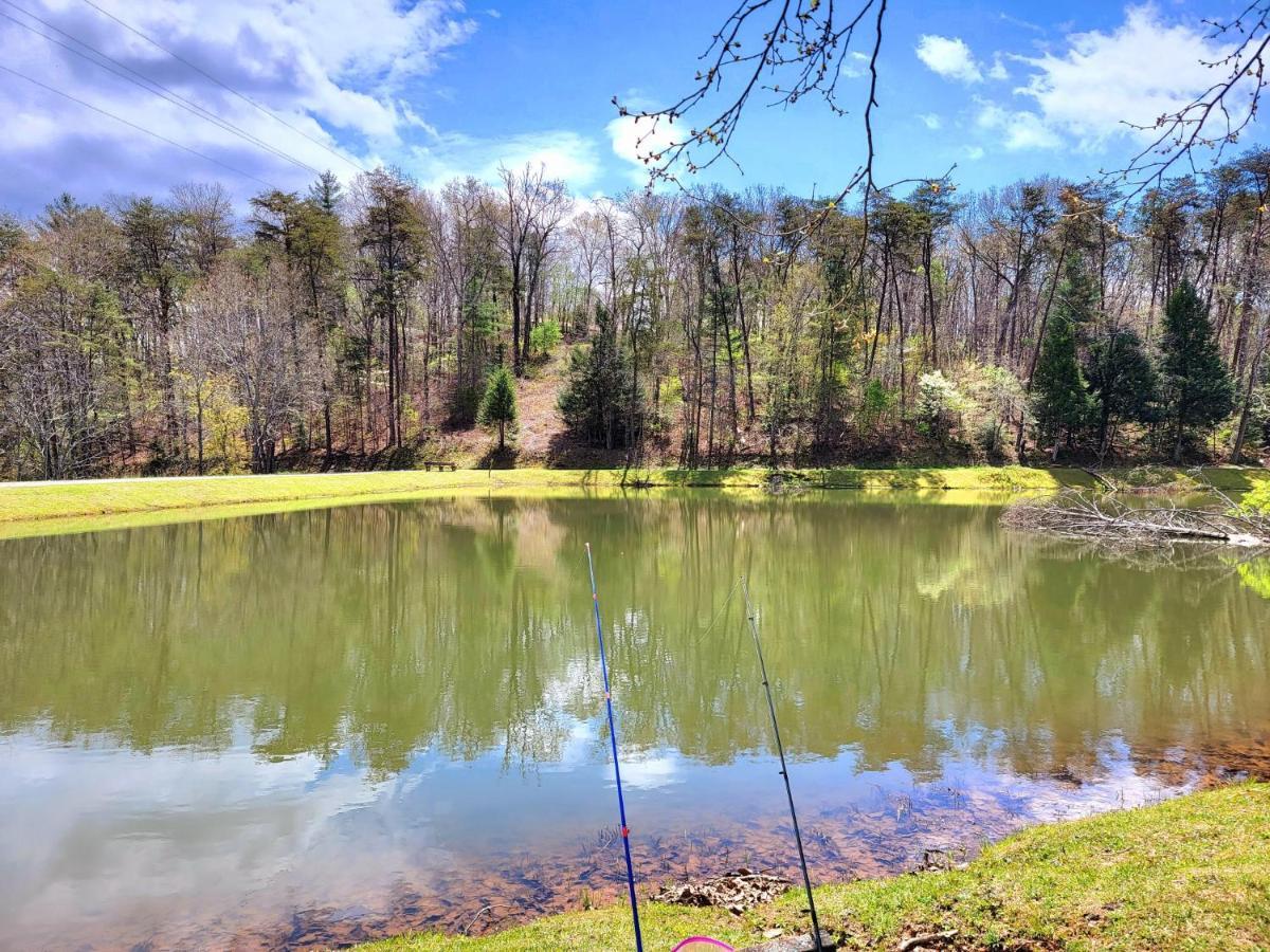 Luxury Cabin With Waterview And Privacy, Hiking Blue Ridge Exterior foto